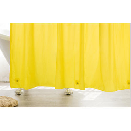 Color sólido Peva Wholesale Baño de la cortina de la ducha del baño